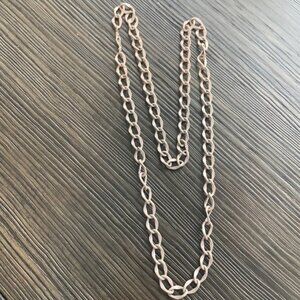 Grey Chain Link Necklace